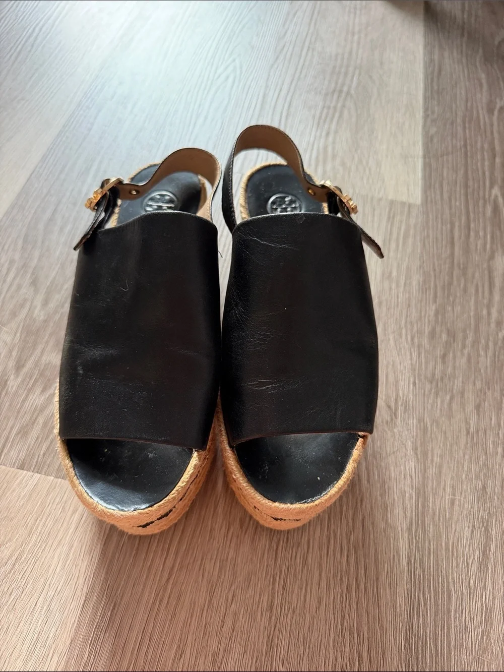 Tory Burch Dandy Leather Espadrilles
